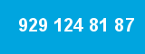 929 124 81 87
